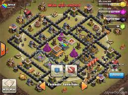 Anti Hog Unlurable Cc Th8 War Base It Is An Anti Hog Rider Clan War Base It Has A Circle Defend Ring Which Will Send Hog Rid Clan Castle Clash Of Clans Clan