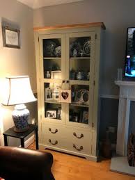 Glazed Display Cabinet Living Room Bookcases And Display Units