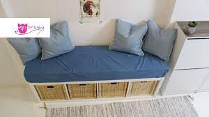 Bankauflage ikea keanebackline bankauflage ikea bubblepc vissla 120 great banquette with stunning quotbesta tv grey wall shelves best of bankauflage 120 ikea. Sitzbank Mit Bezug Und Kissen Ikea Hack Diy Eule Youtube