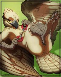 FurryBooru - 2014 anthro anus avian beak bird breasts claws cuffs feathers  female handcuffs hindpaw inviting legs up looking at viewer lying nipples  nude on back paws presenting pussy sefeiren shackles solo