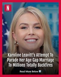 White House Press Secretary Karoline Leavitt can't get away from the snide  comments whenever she shares photos of her much-older husband