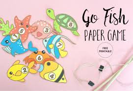 Six free printable fish shapes sets to use as stencils, patterns, or to decorate into fun fish craft projects. Free Printable Fishing Game
