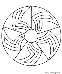 6 dessins de mandala facile pour imprimer. Coloriage Mandala Facile 133 Dessin Facile A Imprimer