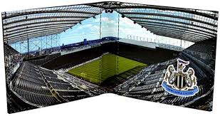 Eager to see newcastle united fc live in action? Amazon Com Newcastle United Fc Official Stadium Design Leather Wallet One Size Black Clothing
