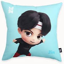 Amazon.co.jp: BTS TinyTAN MIC DROP CUSHION COVER (JIN) : おもちゃ