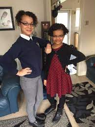 Bold printed ensembles and a head full of box braids have become. Mother And Son Swap For Comic Relief Comic Relief Dress Up Mother