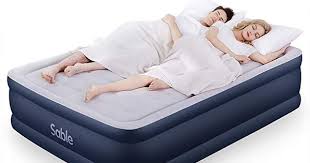 Amazon Com Sable Air Mattress Full Size Xl With Built In Electric Pump 2019 Upgraded Inflatable Bed Blow Up Best Inflatable Bed Uk Mattress Inflatable Bed