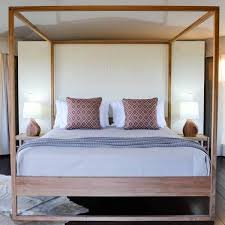 Four Poster Timber Bed Raw Sunshine Coast Custom Furniture Store