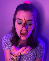 ANGELA! thank you to @rebekah.spieth for letting me do some serious damage  🛼 #strangerthings #strangerthings4 #angela #angelastrangerthings  #sfxmakeup #makeup