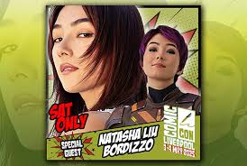 Natasha Liu Bordizzo Attending Liverpool Comic Con, May 3rd