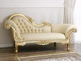 Divano Dormeuse Chaise Longue Stile Barocco Francese Foglie Oro Divano Chaise Longue Salotti Eleganti Design Divano