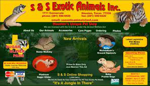 Exotic pets & more inc specializes in exotic small animals, reptiles, birds, as well as tropical and marine fish. S S Exotics Pet Store Houston Texas Catching Marbles