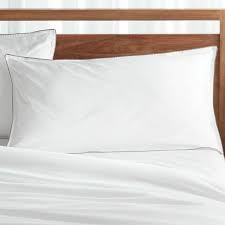 King size duvet cover set includes a king size duvet cover with triple white embroidered satin stripes at the foot and sides and two king size shams hidden plastic snaps at the foot of the duvet cover make it easy to insert your quilt or any duvet cover insert (not included). Buy Duvet Quilt Covers Pillow Shams Crate And Barrel Uae