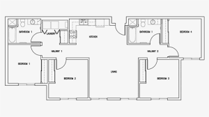 House plans idea 8×6 with 4 bedrooms the house has: 2 Bedroom House Plans 3d Hd Png Download Kindpng