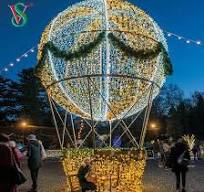 Outdoor Used Christmas Holiday Decoration LED 3D Hot Air ...