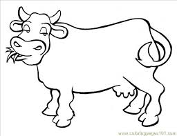 Keep your kids busy doing something fun and creative by printing out free coloring pages. Cow Big Coloring Page For Kids Free Cow Printable Coloring Pages Online For Kids Coloringpages101 Com Coloring Pages For Kids