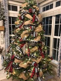 Buffalo Plaid Christmas Decor Ideas For Your Plaid Obsessions Christmas Decorations Cheap Plaid Christmas Decor Ribbon On Christmas Tree