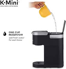 By committing to reducing the amount of new, or virgin plastic in our brewers, keurig is ensuring there is now less plastic entering the system. Keurig K Mini Coffee Maker Single Serve K Cup Pod Coffee Brewer 6 To 12 Oz Brew Sizes Black Walmart Com Walmart Com