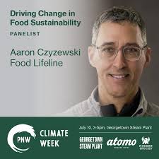 It's PNW Climate Week and tomorrow, July 10th, our very own Mariah DeLeo  will be joining the Driving Change in Food Sustainability panel and picnic  discussion. The session will begin with a