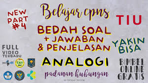 Analogi Padanan Hubungan Prediksi Soal Cpns Tes Intelegensi Umum 2019 2020 Youtube