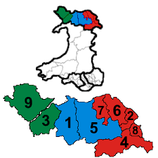 Where more than one list candidate from a particular party has been elected, their names are presented alphabetically. North Wales Senedd Cymru Electoral Region Wikipedia