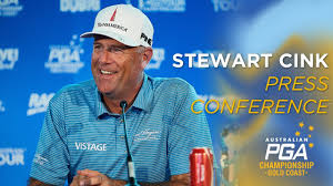 Stewart ernest cink (born may 21, 1973) is an american professional golfer who plays on the pga tour. Stewart Cink Press Conference 2019 Australian Pga Championship Youtube