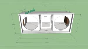 Memperkenalkan miniatur sound system gantung spl audio & line array _speaker aktif model gantung. Skema Box Speaker Line Array 12inch Double Plus Twitter Haza Musik