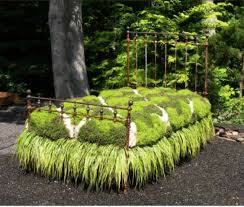 Green Bedspread Gartenliege Garten Gartendekor