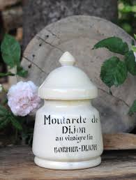 Moutarde De Dijon Mustard Jar Antique French Earthenware Etsy Dijon Dijon Mustard Jar