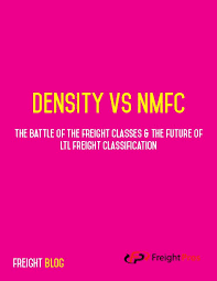Density Vs Nmfc Battle Of The Ltl Freight Classes