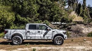 Arctic Camo Wrapped Ford Svt Raptor Adv6 M V2 Wheels Adv 1 Wheels Ford Svt Ford Raptor Svt Svt Raptor