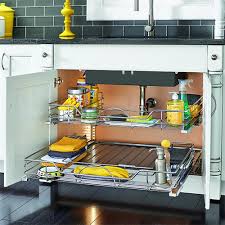 Use these products to store bulky items in the kitchen for large bearing capacity. Under Sink Pullout U Shape Organizer Tdd Hardware
