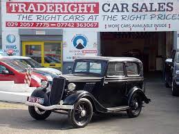 1935 Ford Model Y 0 9 Popular 2 Door Saloon In Phantom Black Ford Models Ford British Cars