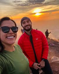 CIMA DEL VOLCAN ARENAL Un día como hoy 🥰🌳🌋 Una madrugada inolvidable 😜