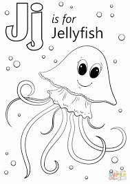 Jelly Fish Coloring Page Fresh Letter J Is For Jellyfish Super Coloring Alphabet Coloring Pages Abc Coloring Pages Abc Coloring