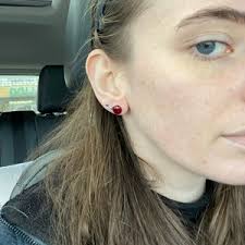 Single Flare Plum Red Dome Plugs 14g, 12g, 10g, 8g, 7g, 6g, 5g, 4g, 3g, 2g,  1g, 0g, 00g, 7/16, 1/2, 9/16, 5/8 sold as Pairs