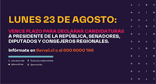 24 de agosto de 2021. Servicio Electoral De Chile Fotos Facebook