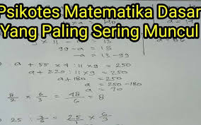 Banyak orang yang takut ketika. Latihan Soal Tes Psikotes Matematika Pdf Banjar Smart Digital