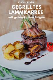 Gefulltes Lammkarree Mit Getrockneten Feigen Rezept Kitchen Stories Rezept Rezepte Lammkarree Lammkarree Rezept