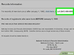 The selective service system has not now, or in the past, collected or shared any information which would indicate a man's immigration status, either documented or undocumented. How To Find Your Selective Service Number 11 Steps