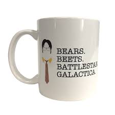 Jongin era gerente da filial coreana da dunder mifflin; Bears Beets Battlestar Galactica Coffee Mug Dwight Schrute The Office Tv Show Walmart Canada