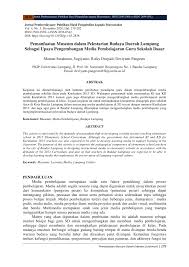 Ideas,administrasi bahasa indonesia smp kelas vii. Pdf Pemanfaatan Museum Dalam Pelestarian Budaya Daerah Lampung Sebagai Upaya Pengembangan Media Pembelajaran Guru Sekolah Dasar