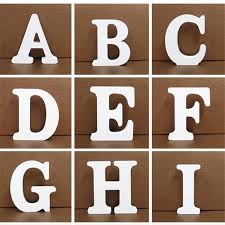Ariel skelley / getty images an alphabet is made up of the letters of a language, arranged. Home Decor 26 Wooden Wood Letter Alphabet Word Free Standing Wedding Party Home Decorat Fq Garden Plaques