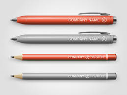 Pen Pencil Mock Up Pen Mocking Pens Pencils