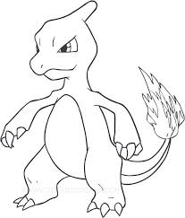 Disegno Di Charmeleon Dei Pokemon Da Stampare E Colorare Pokemon Coloring Pages Pokemon Coloring Pokemon Drawings