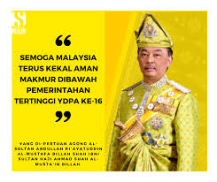 Download as doc, pdf or read online from scribd. Serantau Muslim Semoga Malaysia Terus Kekal Aman Makmur Dibawah Pemerintahan Tertinggi Ydpa Ke 16 Serantau Muslim Rakyat Malaysia Khususnya Akan Meraikan Hari Pertabalan Kebawah Duli Yang Maha Mulia Seri Paduka Baginda Yang