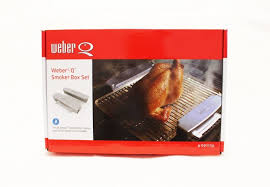 Q recipe handbook with operating instructions Weber Q Smoker Box Set Bbq Accessories Heatworks