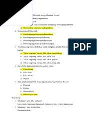 Pendahuluan mengapa kita perlu mengetahui dan mempelajari tentang p3k? Soal Essay P3k Tulisan