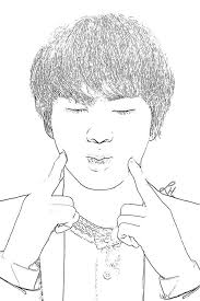 Bts Coloring Pages Kpop Amino Coloring Pages Coloring Books Wolf Spirit Animal