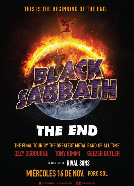 Resultado de imagen para Black Sabbath 2016 mexico"